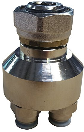 Jollytherm 10096 Aquaheat Verteilerfinger für Doppelrohr Warmwasser Fußbodenheizungen