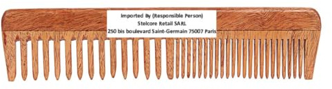 SVATV Handgefertigter NEEM WOOD Kamm zum Entwirren des Haarkamms für dickes, lockiges und welliges Haar, nicht statisch und umweltfreundlich N-78