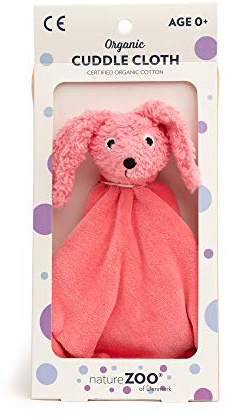 natureZOO Bio Schmusetuch (in Geschenkbox) (Rosa Kaninchen)