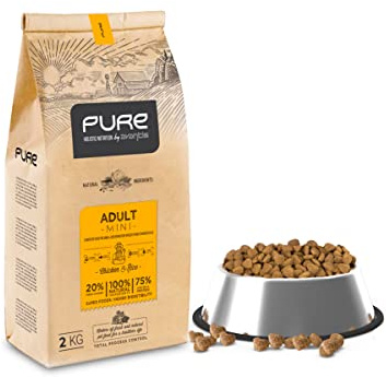 Pure Brave Mini Pollo y Arroz 2 kg – Pienso Holístico con Carne Fresca para Perros de Raza Pequeña – Alta Digestibilidad – Sin Gluten