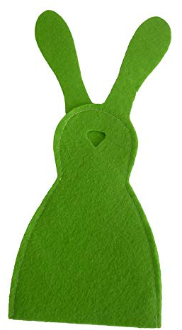 B Baosity Eierwärmer Hase, Eiwärmer Filz, Osterdeko für Frühstückseier, Handarbeit, Filz, Geschenk Kinder Ostern - Grün