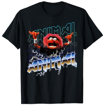 Disney The Muppets Animal Rock Portrait Camiseta