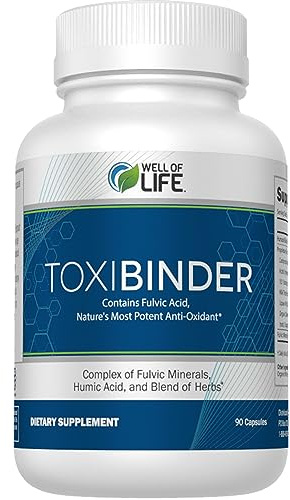 Well of Life Revitalize with Our Detox & Repair Complex ToxiBinder 90Vcap, Vegan, Non-GMO Blend of Humic & Fulvic Acids for Enhanced Energy, Better Gut & Joint Health, Hydration and Superior Nutrient