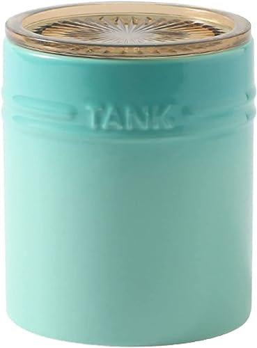 Sucrier en céramique, pot à épices, sucrier en céramique dégradé avec couvercle, sucrier solide avec cuillère, pot à épices en porcelaine rouge 400 ml/14 oz (couleur : rouge) (couleur : rouge, taille