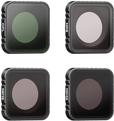 ZLiT Für Insta360 Ace/Ace Pro Objektivfilter-Set, UV/CPL/CPL+ND8+16+32/ND8+16+32+64 Filter für Insta360 Ace/Ace Pro Kamera-Objektiv-Filter-Sets (Ace-CPL+ND8+16+32)
