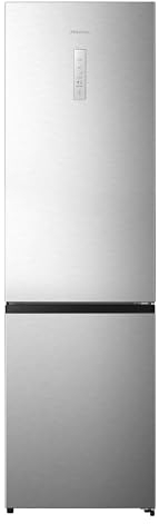 Hisense RB440N4CCB - Frigorífico Combi, Eficiente Clase B, Capacidad 336 L, Multi-air Flow, Micro Vents Cooling, Congelamiento Rápido, Total No Frost, Puerta Reversible, Color Inox