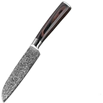 FBITE Cuchillo de cocina 7cr17 de acero inoxidable de grado alimenticio, rebanador afilado for Chef, cuchillos de carnicero Santoku, cuchillos for pelar, corte de Sushi