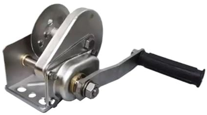 Cabrestante manual de acero inoxidable 304 de 800 libras con autobloqueo, molinete for barco, camión, elevador Manual automático, Tractor Con Excelente Capacidad De Remolque