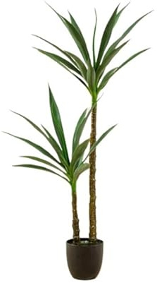 Dekorativa Konstgjorda Växter Artificiellt Träd Dracaena Faux Plant Indoor Outdoor Decor, Yucca Tree För Hemmakontoret Konstgjort Träd Stor(Size:120cm)