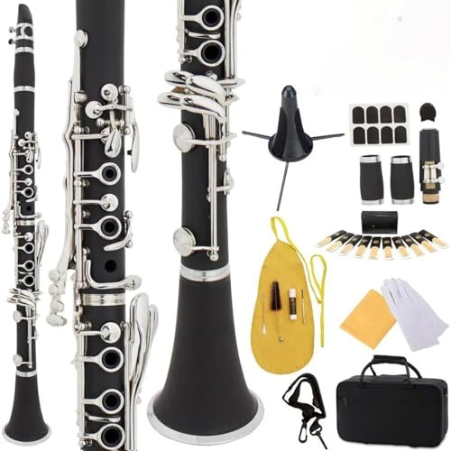Klarinette B-Klarinette Für Anfänger Und Schüler Tragbares Klarinetteninstrument Für Erwachsene Mit Vollem Ton