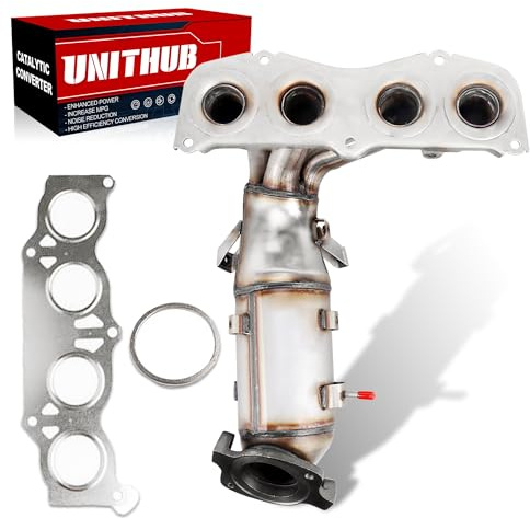 UNITHUB Exhaust Manifold Catalytic Converter Front 18210 674-811 Compatible for Toyota Camry Solara 2.4L 2002 2003 2004 2005 2006 Direct Replacement (EPA Compliant)