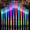 Binnan 12pcs Varillas de Fibra Luminosa Light, Barras Luminosas, Varita Intermitente LED, Barras de luz LED Intermitentes para Conciertos, Bodas, Cumpleaños
