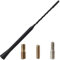 Universal Car Antenna Replacement，AM/FM/DAB Roof Car Radio Aerial Mast,Radio Signal Booster,Short Mast Whip Rod Car Radio Antenna Screws Threads 4mm 5mm 6mm 23cm 9 inch Long