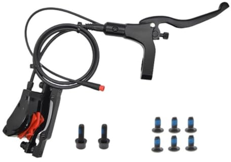 ComfyHarbor MT600 Kit de frein hydraulique à double piston pour vélo électrique et scooter pliant, avec disques de 160 mm, câble étanche à 2 broches, compatible gauche/droite, système de freinage