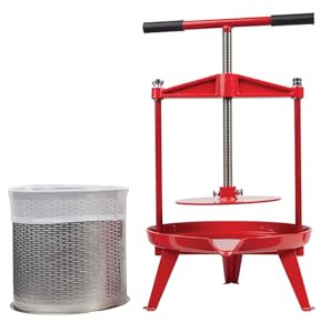 P. Lindberg 9 L manuelle Obstmühle, Apfelzerkleinerer aus Edelstahl