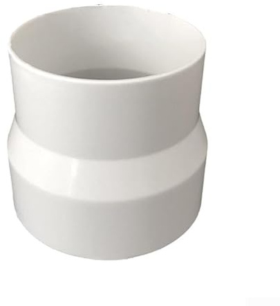 Plastic Duct Connector for Range Hood Exhaust Pipe Conversion from 110mm to 100mm Ventilation Systems