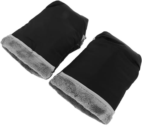 Beaupretty Stroller Gloves Warm Mittens Winter Handmuffs for Pram Attachable Thermal Winter Keeping Gloves
