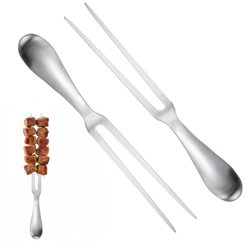 2 Stück Fleischgabel,Fleischgabel Klein Gabeln, Praktische Forke Für Grillen Und Kochen, Langlebige grillgabel Mit Ergonomischem Griff