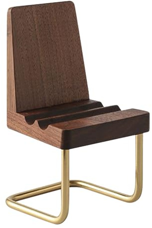 Generico Supporto Per Telefono – Supporto Da Tavolo In Legno | Accessorio Per Cellulare | Decorazioni Da Tavola Per Casa, Camera Da, Soggiorno, Scuola, Ufficio, Viaggi Di Lavoro, Registrazio