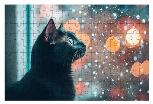 Puzzle 1500 Teile Traum, Katze Puzzle 1500 Teile Erwachsene, Puzzel für Die Ganze Familie, Klassische Puzzles Geschicklichkeitsspiel, Holzpuzzle für Geschenke für Frauen, Männer, Deko Wohnzimmer -2529