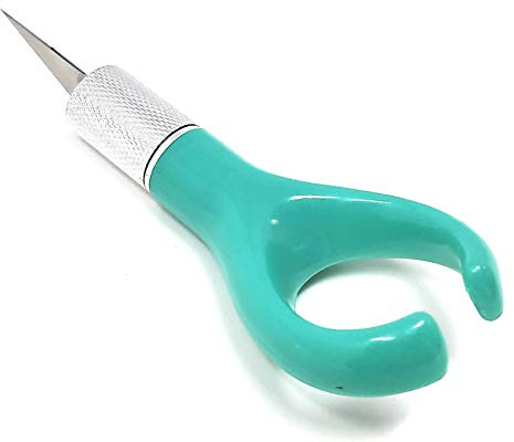 EXCEL HOBBY BLADES CORP INDEX - Cuchillo para dedos (talla única), color verde azulado