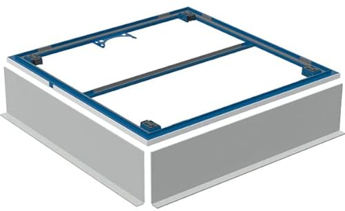 Geberit Installationsrahmen für Duschflächen Setaplano mit 4 Füße bis 100cm 80x100cm