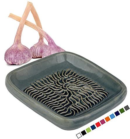 ANCKERAMIC® ORIGINAL Knoblauch Ingwer Muskat Keramikreibe aus FINNLAND-Grau