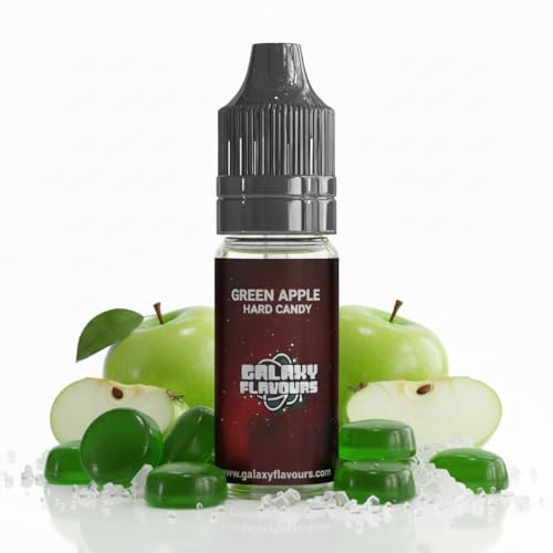 Galaxejuice - Aromatizante de alimentos - 10 ml de manzana verde con aroma a alimentos y esencias - Sabores concentrados de alta resistencia para hornear y cocinar - Fabricado en Reino Unido