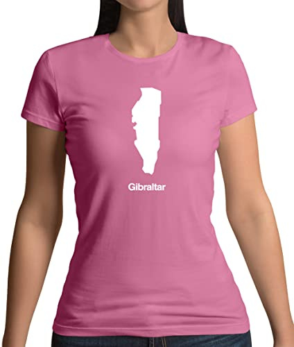 Dressdown Gibraltar Silhouette - Womens Crewneck T-Shirt - Azalea - XXL