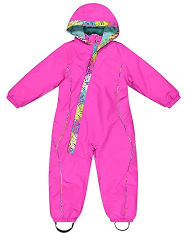 CMP Mono de esquí para bebé de niña - 31W1322KB, Purple Fluor/Agua, 104 cm