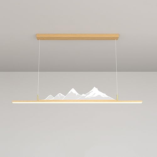 Klobvtt lampadario a sospensione a LED vintage lampadario a strisce lineare tavolo da pranzo lampada da soffitto a goccia, lampadari a sospensione linea creativa per cucina soggiorno camera da letto i
