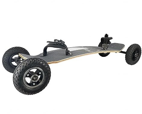 VIDECOR All Terrain Skateboard Kiteboard Cross Country Mountainboard Big Wheel Downhill Longboard All Terrain Longboard Kite Board Bergskateboard mit Handbremse