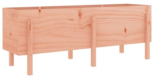vidaXL Hochbeet, Pflanzkübel Gartenbeet für Garten Balkon Terrasse, Pflanzkasten Blumenkasten zum Selber Bauen, Pflanzbeet Gemüsebeet, Massivholz Douglasie