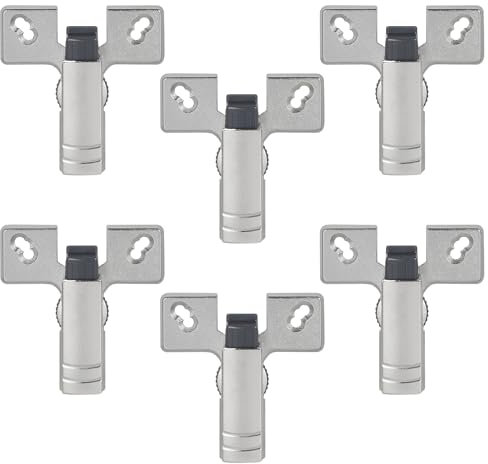 EFUTURETIME 6 x Ammortizzatore per Chiusura Lenta Soft Close per Cerniere 45mm/48mm/52mm