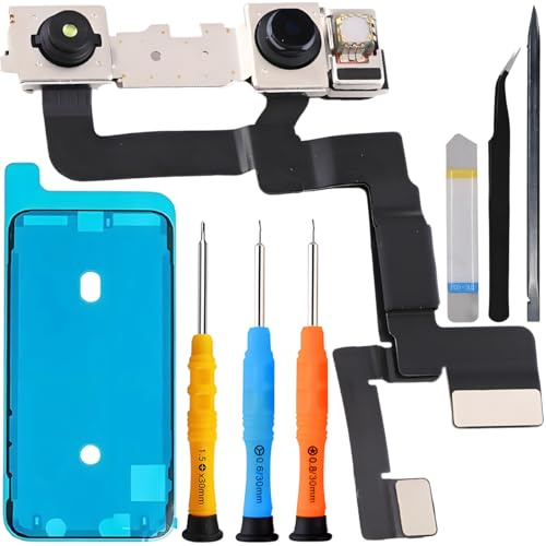 ZHUROUPU for iPhone 11 Front Facing Camera Flex Cable, 12 MP Front Camera Microphone/Proximity Light/Sensor Cable Replacement for iPhone 11 6.1inch 2019 A2111 A2221 A2223 with Repair Tools