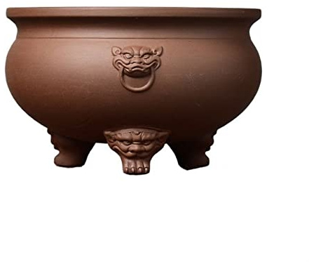 MYUYEE Pots de Fleurs en céramique Pots de Fleurs d'intérieur jardinière Vintage Grande Taille pour Salon Bureau Plantes décoratives pour orchidées Plantes,Une Couleur-M