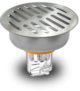 Bodenablauf Geruchsverschluss Bodenablauf Abnehmbarer Edelstahl BodenablauF Rostfreiem Stahl Abfallablaufabdeckung, Edelstahl, FüR Badezimmer, DuschräUme 50mm, 75mm, 110mm(304 Material,50mm(2in))