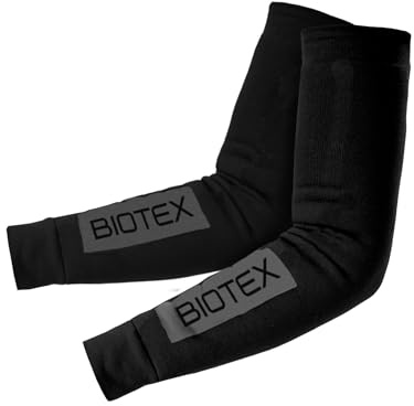 BIOTEX Manicotto Termico, Isolamento Termico e Traspirabilità per Braccia, Privo di Cuciture, Ideale per Sport Outdoor