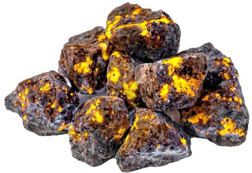 Rocas para caer, 500 g/1, 1 libras de cristal natural de roca de llama, piedra de llama para decoración, hecha a mano, hogar, oficina, fuente, acuario, rocas rugosas para