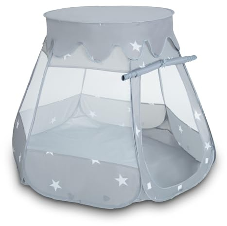 Selonis Baby Spielzelt Zelt 105X90 cm Kinder, Grau