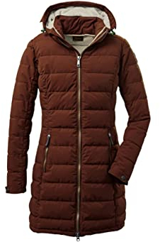 killtec Damen Funktionsparka/Steppparka mit abzippbarer Kapuze - GW 13 WMN QLTD PRK, herbstlaub, 42, 37503-000