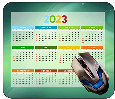 Spelmusmatta 2023 års kalender med semester, bi blomma flygande pollination kontor musmatta