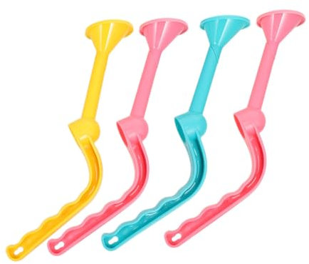 Toddmomy 8 STK Bewässerungsgerät Gießkannendüse Bonsai Pflanze Flasche Anlage Wasserkocher Gießkanne Langer Auslauf Bewässerungssprinkler Topfpflanze Sukkulente Pflanzen Lange Düse Plastik