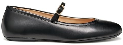 Geox Donna D Palmaria Ballet Flat, Nero, 39 EU, Nero, 39 EU