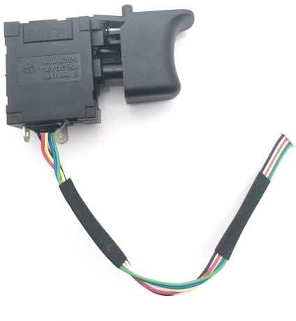 Taladro eléctrico inalámbrico a prueba de polvo, control de velocidad, botón pulsador, interruptor de gatillo MOD JC15-2, 36 V CC, 15 A, 9 mm, 11 mm, interruptor de taladro de litio(JC15-2 11mm with L