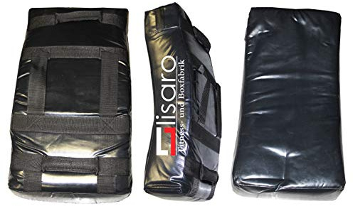 Lisaro Kick Schlagschild für Thai- und Kickboxen/Kick schlagpolster 60cm schwarz