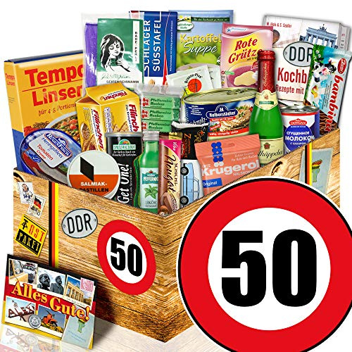 DDR Geschenkbox/Spezialitäten Geschenk / 50 Geburtstag/Geschenkset Mutter