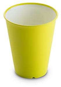 Omada Design Bicchiere Picnic, Acqua, Bibite, 300 ml, Infrangibile, Impilabile, Antibatterico, Microonde, Lavabile in Lavastoviglie, linea Sanaliving