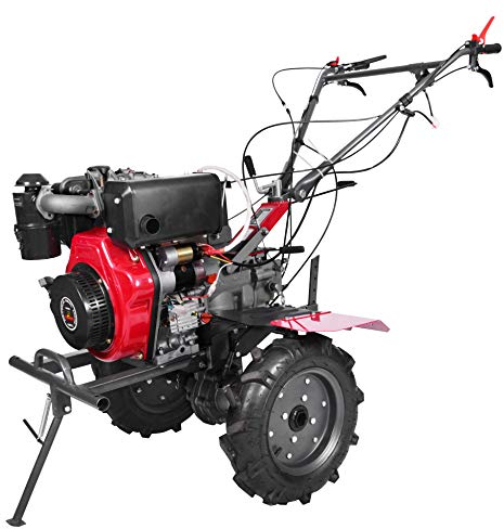 Weima WM1100BE-6 DIFF ohne Getriebe- und Motoröl 9 PS 418 CCM Fräsbreite 165 cm Gänge 4 Vorwärts, 2 Rückwärts Axensperrung Dieselmotorhacke Bodenfräse Kultivator Garten Gartenarbeit 2 Jahren Garantie