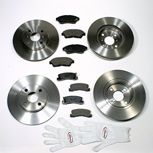 Autoparts-Online Set 60015926 Bremsscheiben 15 Zoll Bremsen Bremsbeläge für vorne hinten